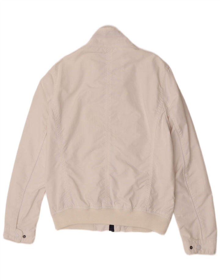 Giubbotto bomber da uomo Tommy Hilfiger UK 38 nylon bianco medio