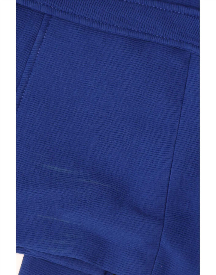 Giacca blazer a 1 bottone da donna Zara UK 16 grande viscosa blu