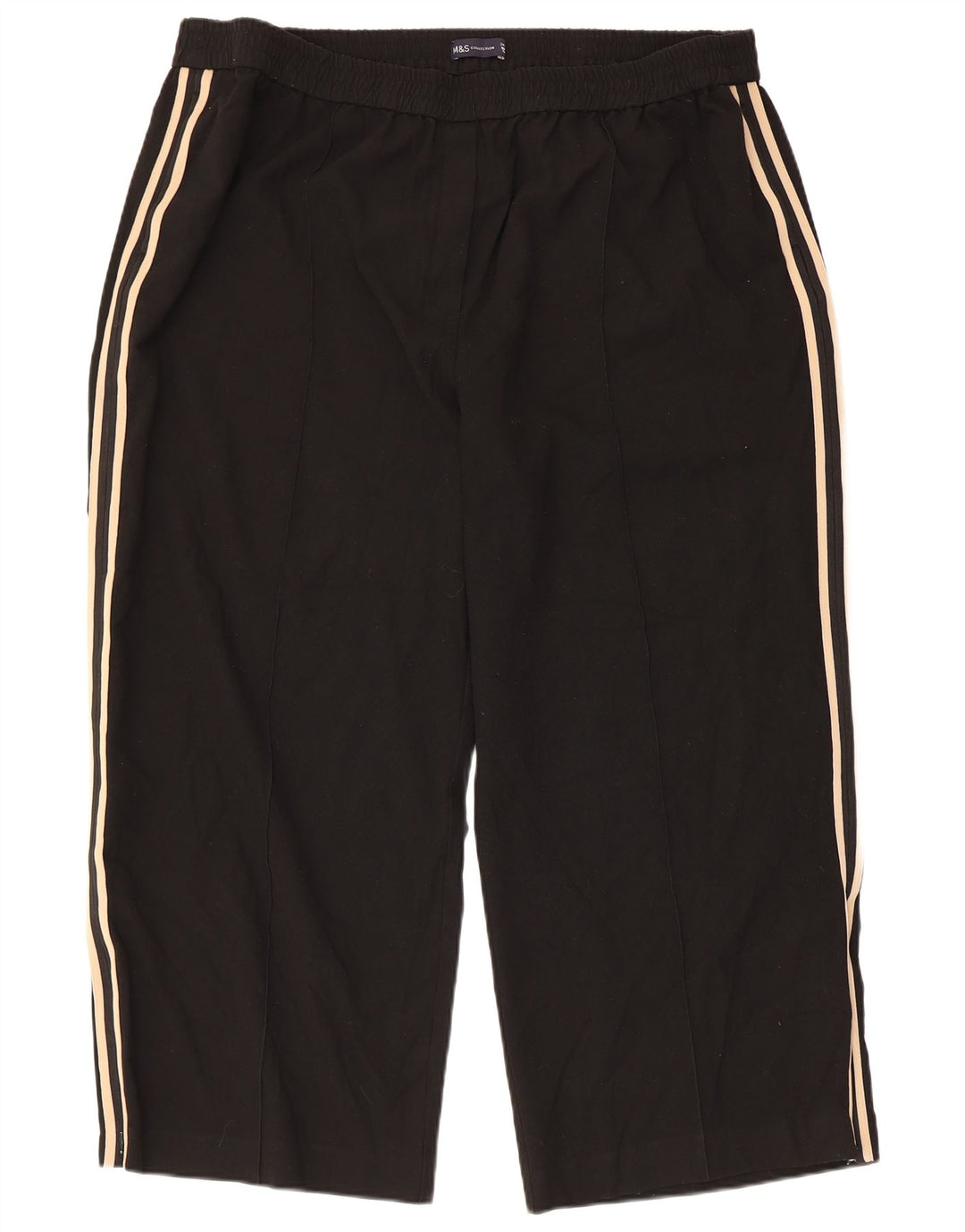 Pantaloni da tuta corti Marks & Spencer da donna UK 24 4XL Poliestere nero