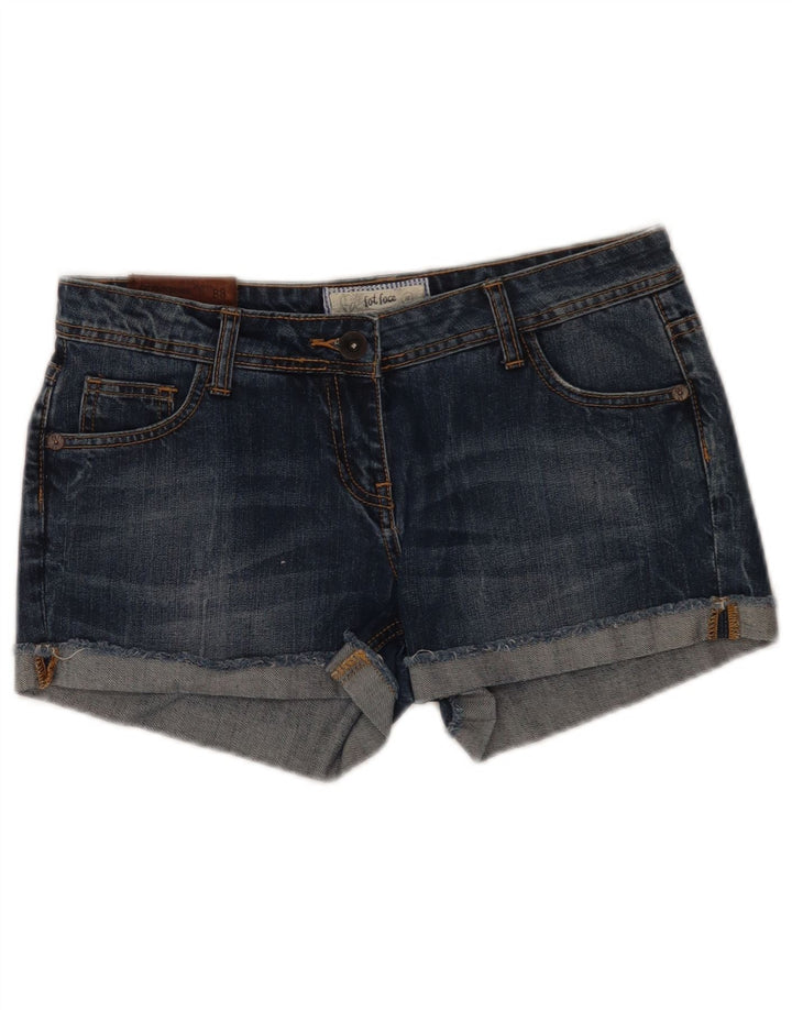 Pantaloncini di jeans da donna Fat Face W32 grande cotone blu