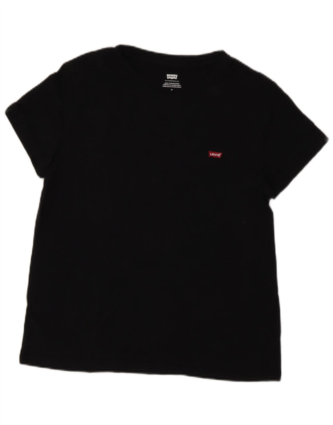 T-shirt da donna LEVI'S Top UK 12 cotone nero medio