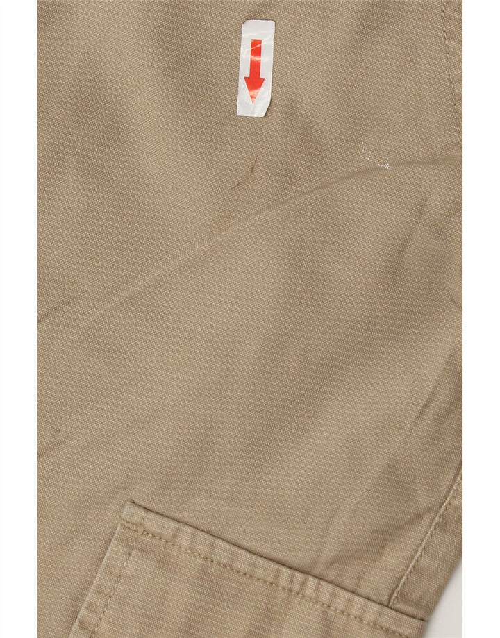 Pantaloncini cargo da uomo Zara EU 42 Large W32 Cotone beige
