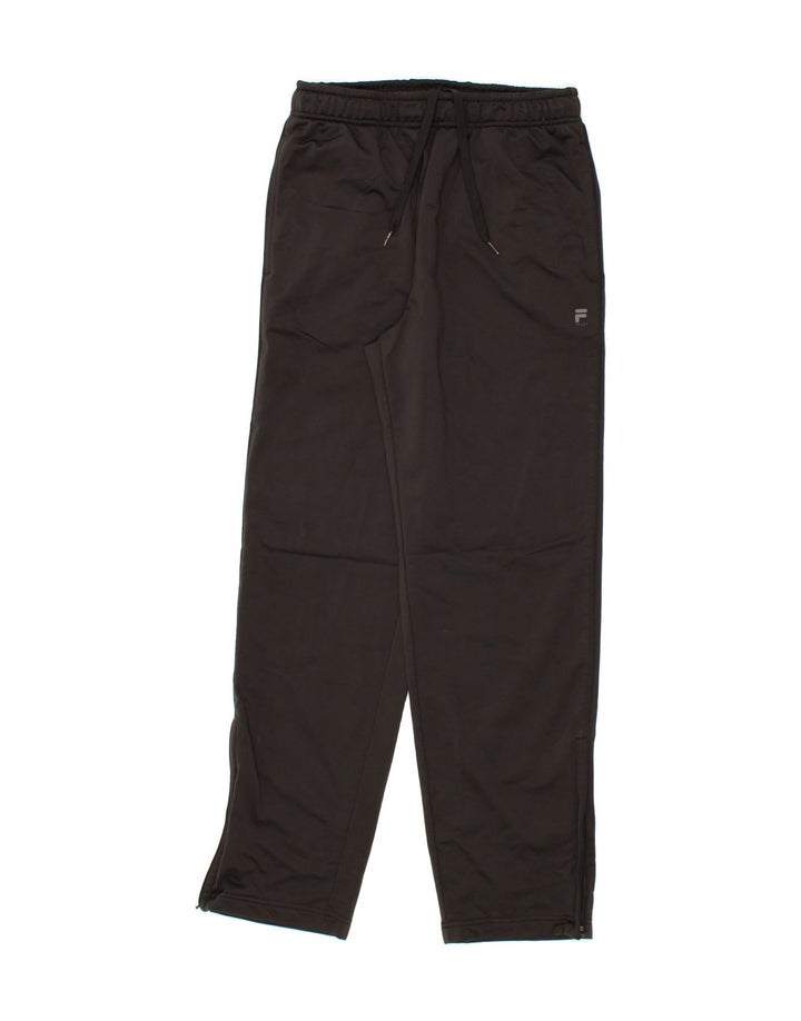 FILA Mens Tracksuit Trousers Medium Black Polyester Vintage Fila and Second-Hand Fila from Messina Hembry 