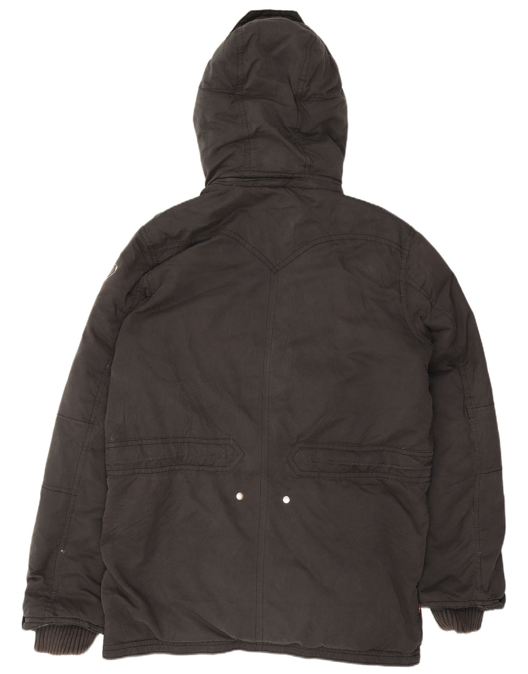 Giacca imbottita con cappuccio da uomo Levi's UK 42 XL poliestere nero