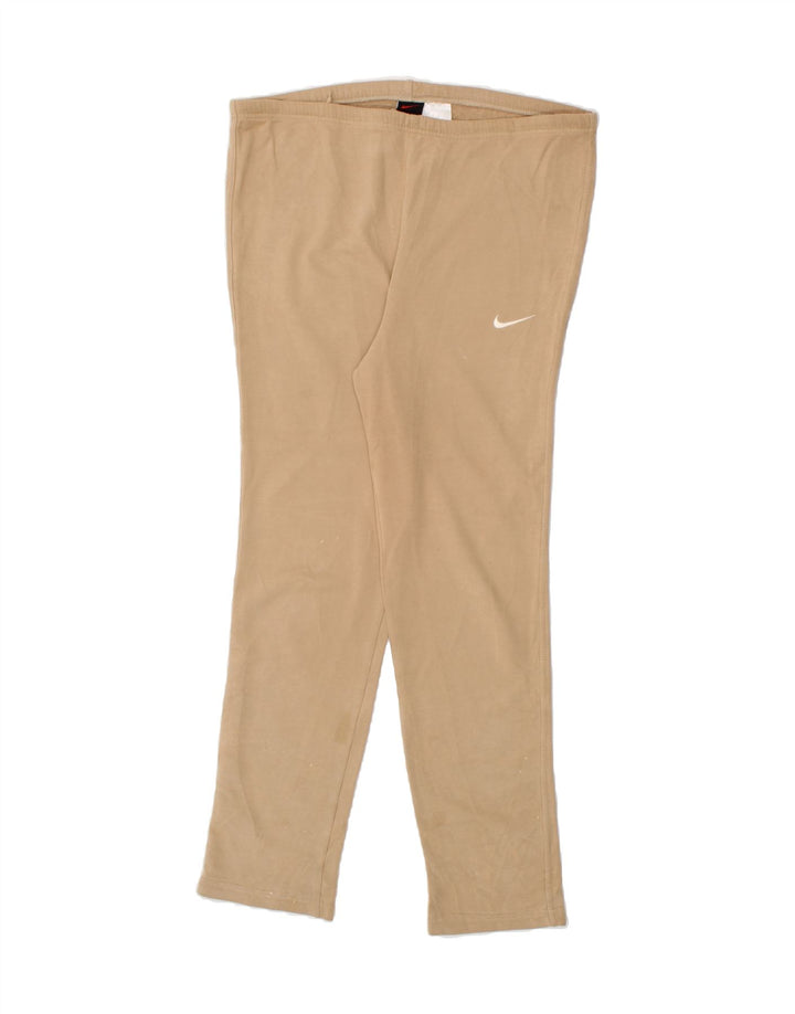 NIKE Womens Tracksuit Trousers US 4/6 Small Beige Cotton Vintage Nike and Second-Hand Nike from Messina Hembry 