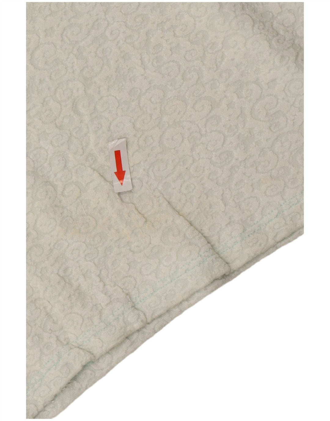 BENETTON Camicetta corta da donna Top UK 14 Medio Bianco