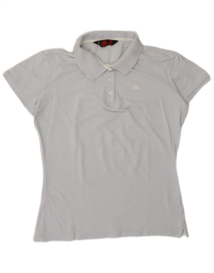 KAPPA Womens Polo Shirt UK 16 Large Blue Cotton