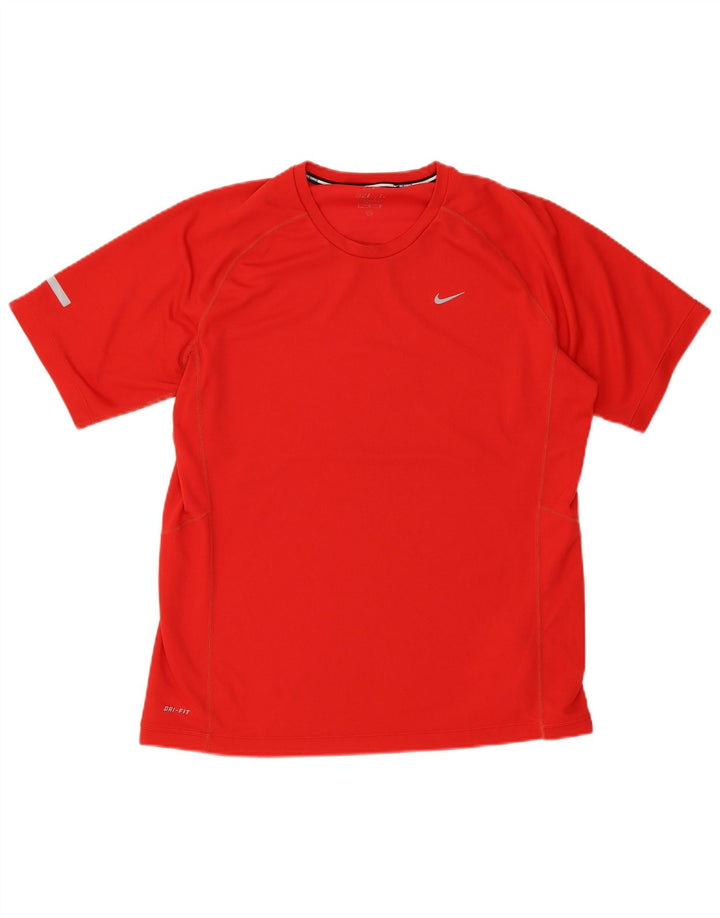 T-shirt Nike Dri Fit da uomo, grande, in poliestere rosso