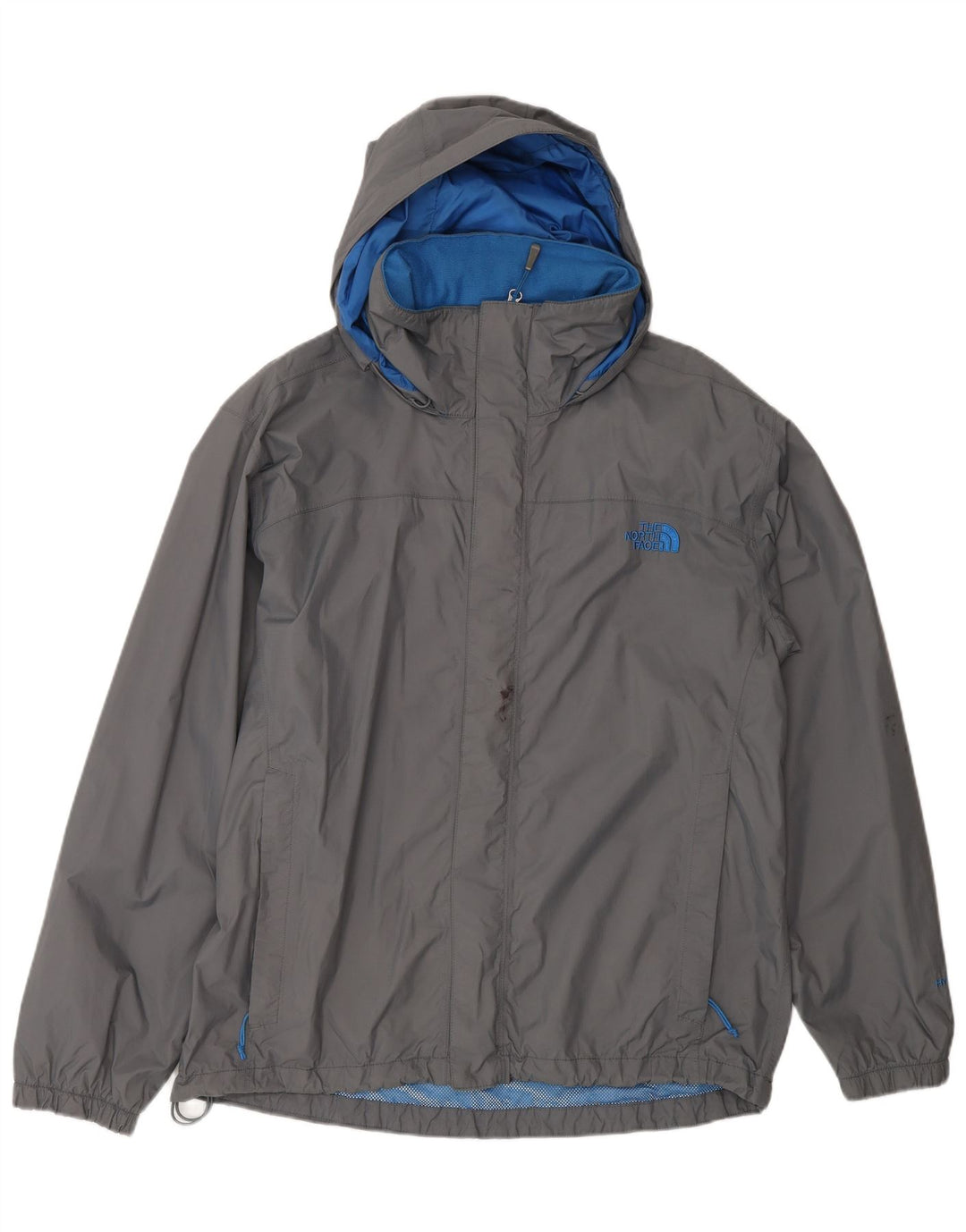 THE NORTH FACE Giacca antipioggia da uomo con cappuccio UK 38 Nylon grigio medio