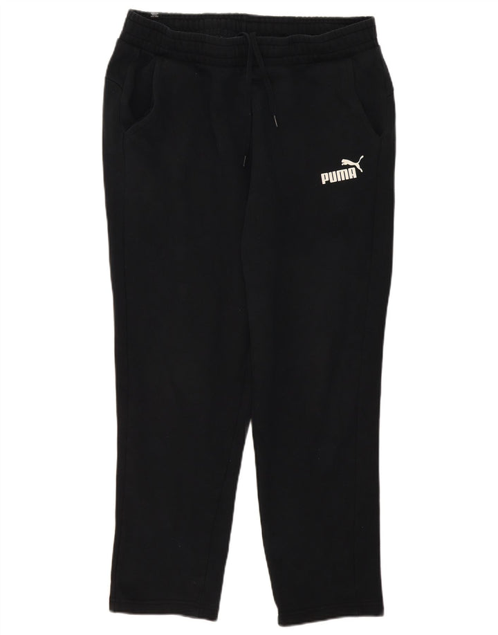 Pantaloni della tuta da donna Puma UK 16 grandi in cotone nero