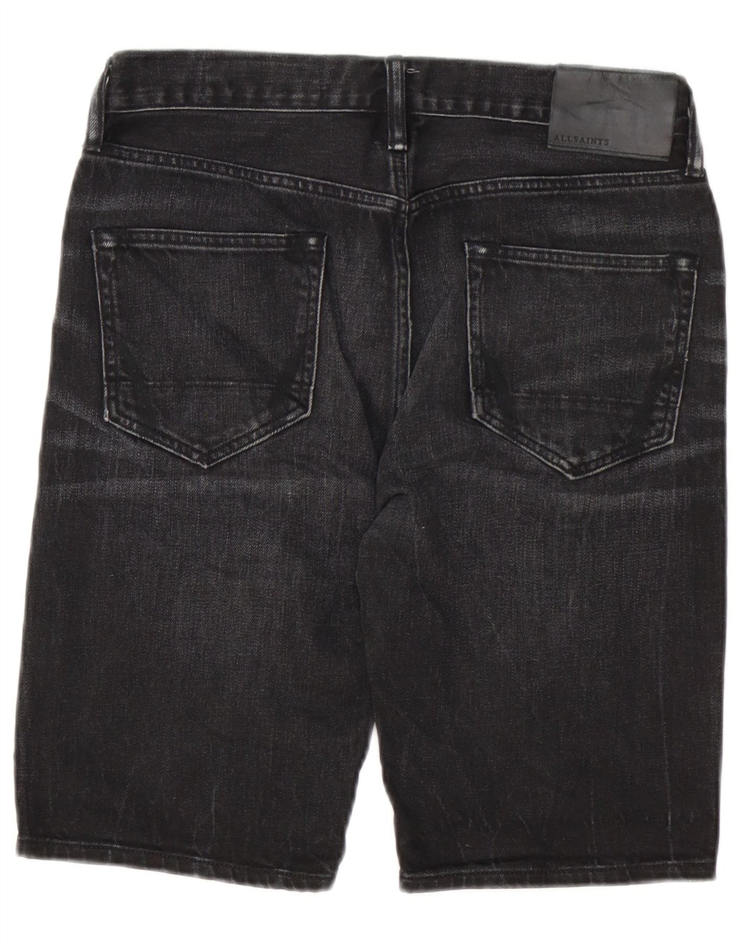 Pantaloncini di jeans Switch Fit da uomo All Saints W28 cotone nero medio