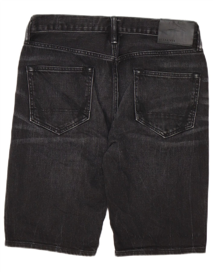 Pantaloncini di jeans Switch Fit da uomo All Saints W28 cotone nero medio