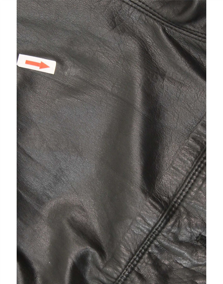 Giacca in pelle da uomo Lamatta IT 52 XL Nera