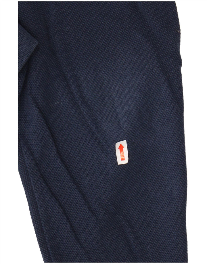 TOMMY HILFIGER Felpa da uomo vintage fit maglione grande cotone blu navy
