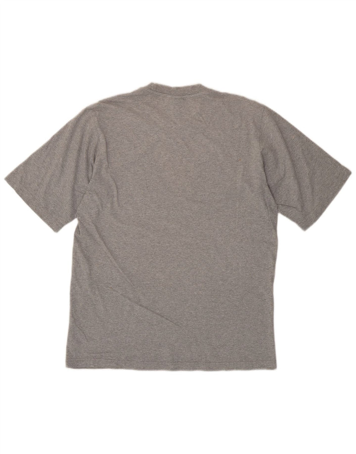 T-shirt grafica da uomo ADIDAS Top piccola in cotone grigio