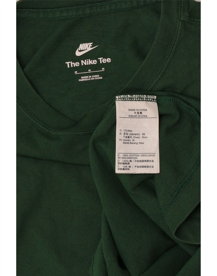 T-shirt grafica da uomo Nike Top in cotone verde medio