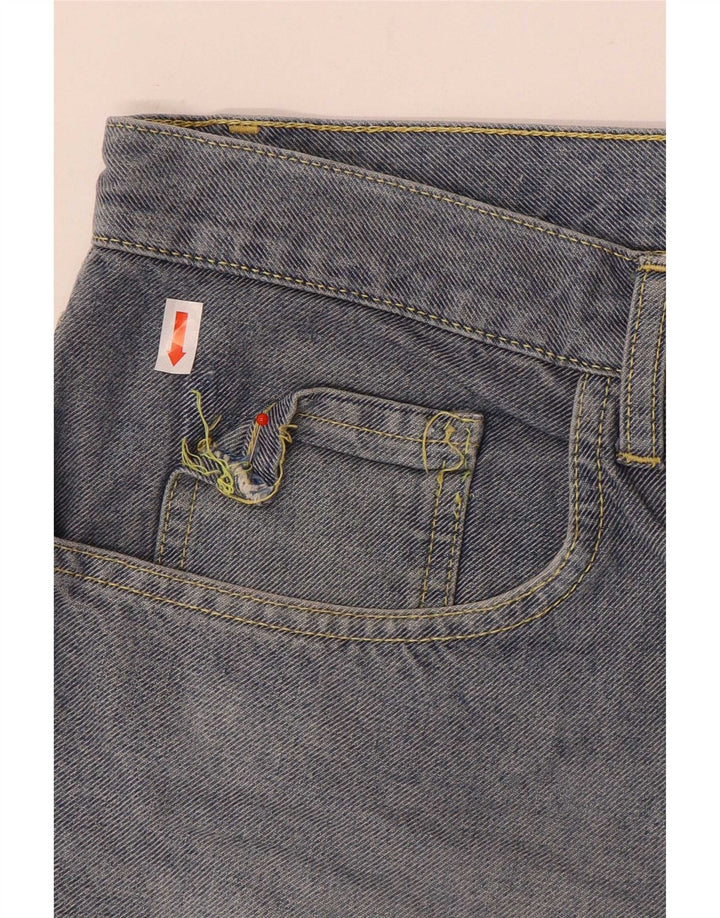 Jeans Straight Uomo Trussardi W38 L36 Cotone Blu
