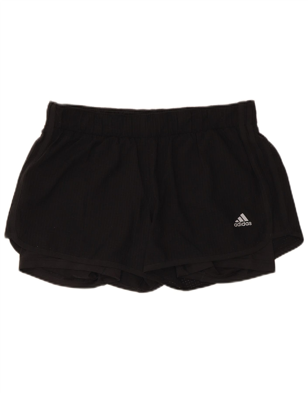 Pantaloncini sportivi Adidas Climalite da donna UK 14 poliestere nero medio