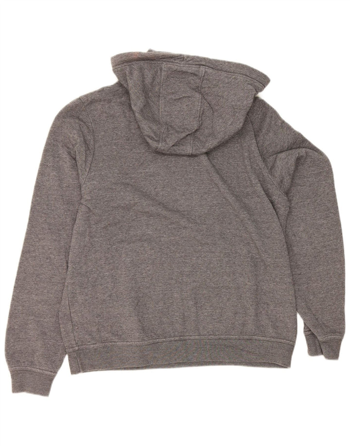 Felpa con cappuccio da donna Nike UK 14 cotone grigio medio