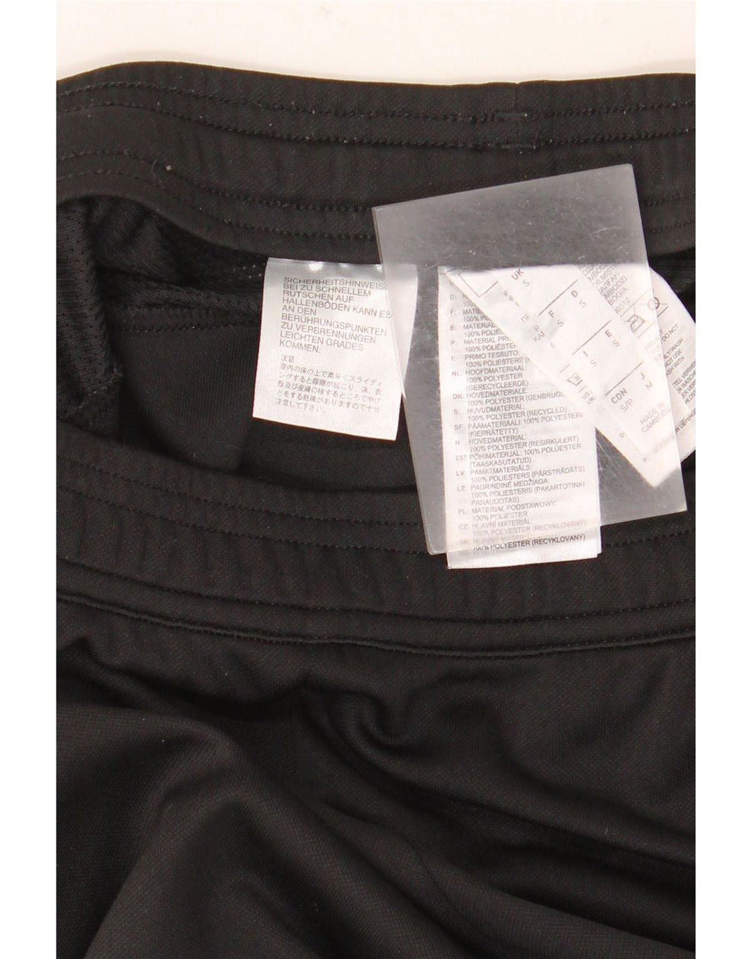 Pantaloni da tuta Adidas Aeroready da uomo piccoli in poliestere nero