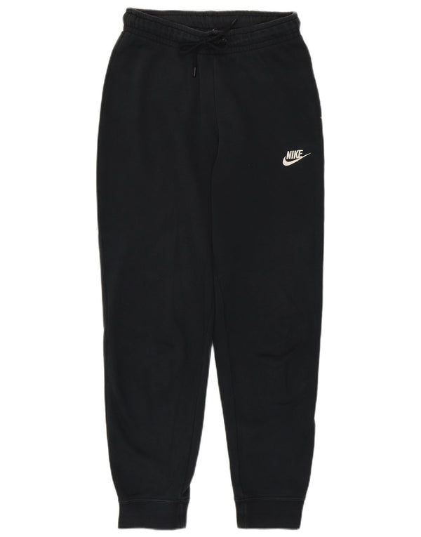 Pantaloni della tuta da donna Nike Joggers UK 6 XS cotone nero