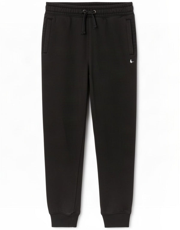 Jack Wills Pantaloni da tuta slim fit da uomo Joggers Medium Black Cotton