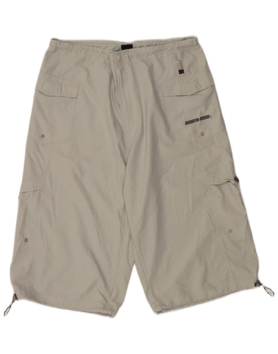 Pantaloncini bermuda cargo da uomo MAUI AND SONS 2XL W40 poliestere grigio