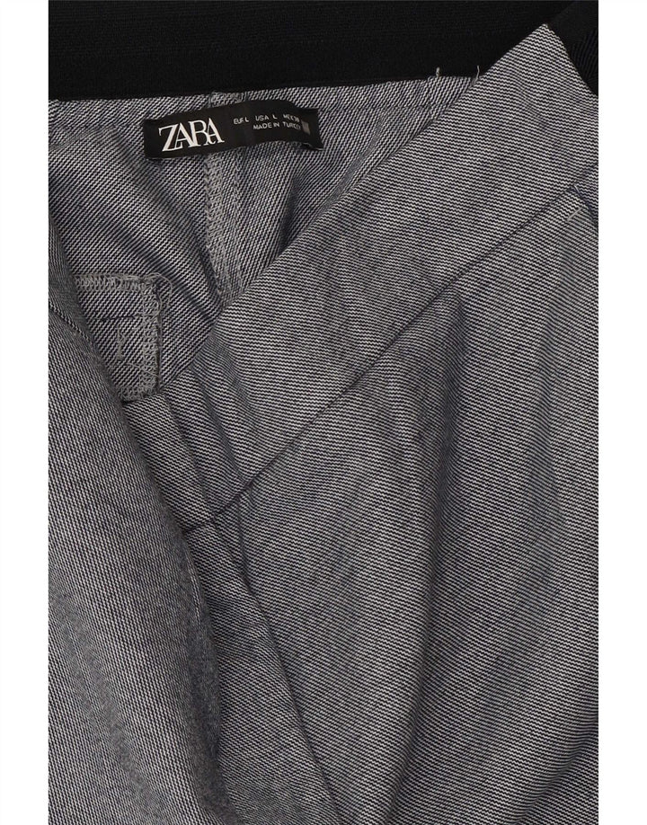 Pantaloni Capri da donna Zara grandi W30 L23 poliestere blu