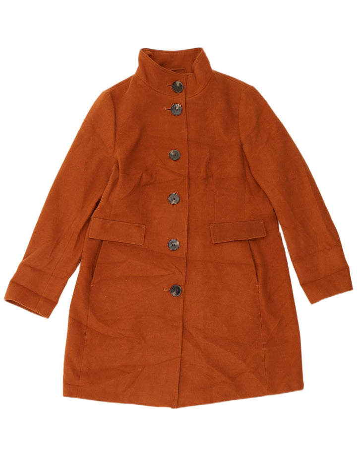 Cappotto da donna Marks & Spencer UK 16 grande poliestere marrone