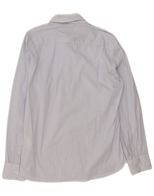 Camicia Uomo Dolce & Gabbana Grande Cotone Gessato Blu