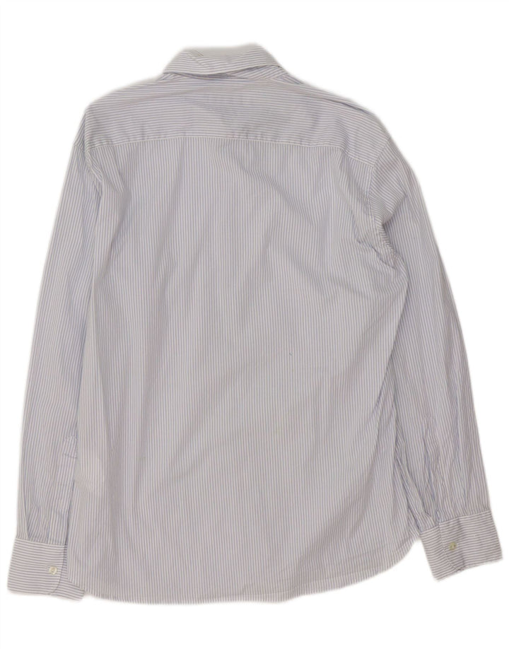 Camicia Uomo Dolce & Gabbana Grande Cotone Gessato Blu