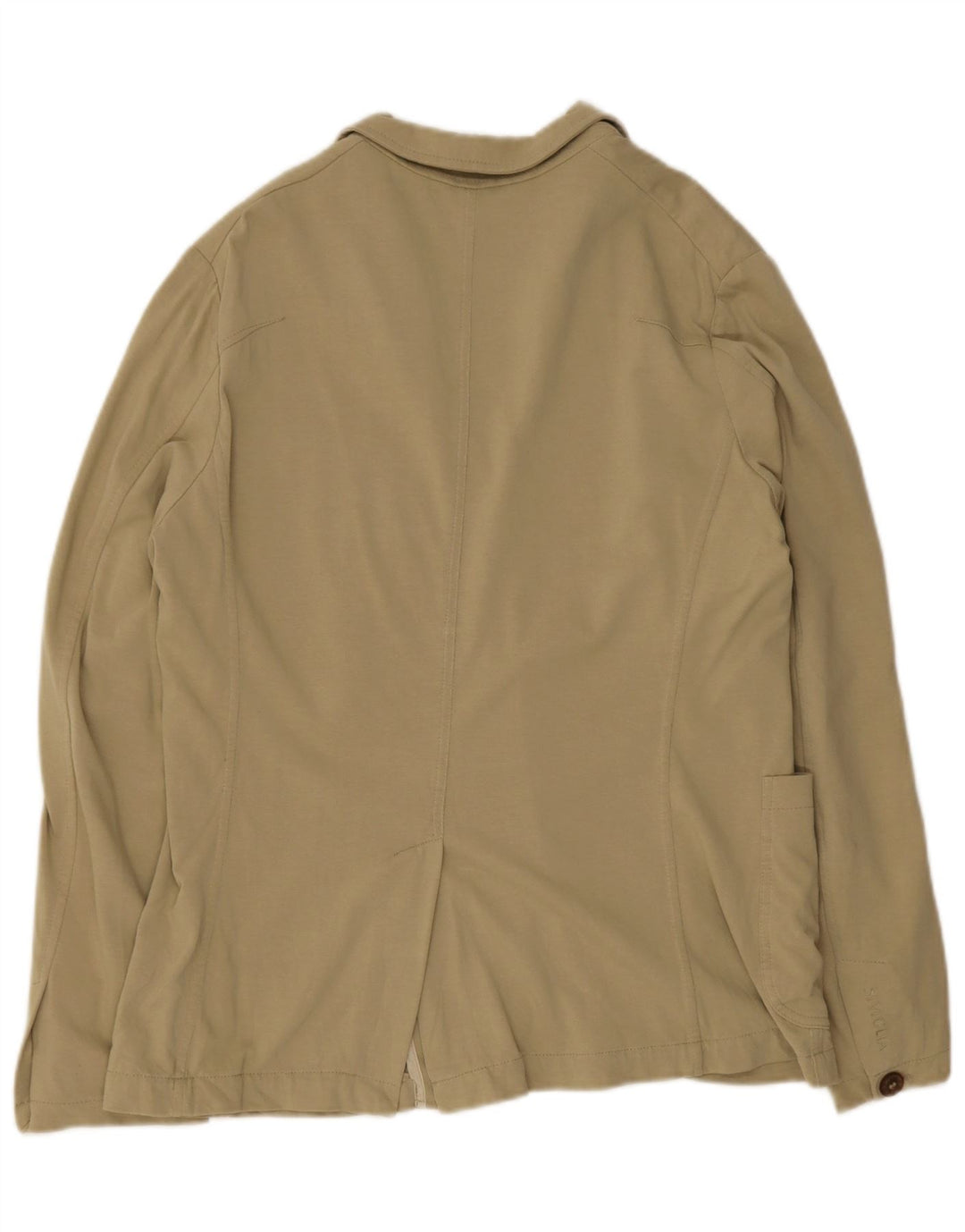 SIVIGLIA Giacca Blazer 3 Bottoni Uomo IT 48 Cotone Verde Medio