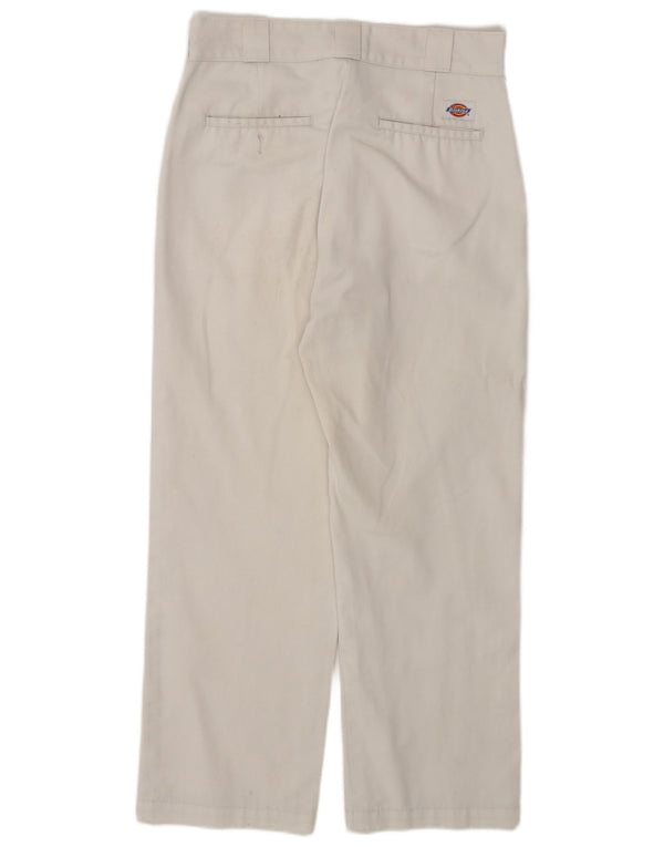 Dickies Pantaloni chino larghi da donna W28 L25 Cotone bianco