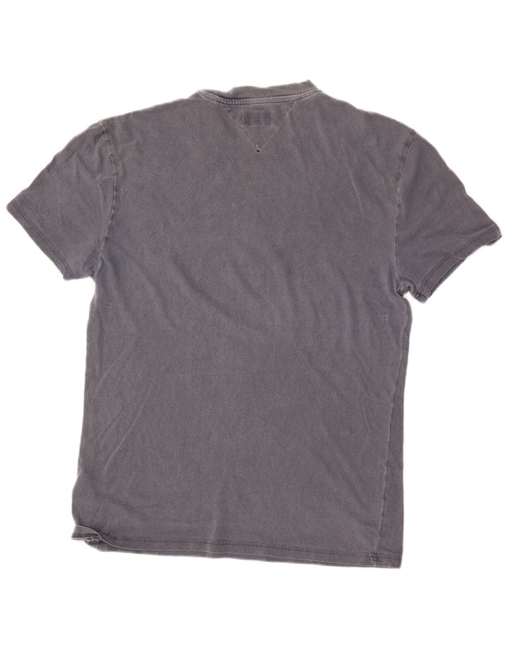 TOMMY HILFIGER T-shirt grafica da uomo Top in cotone grigio medio