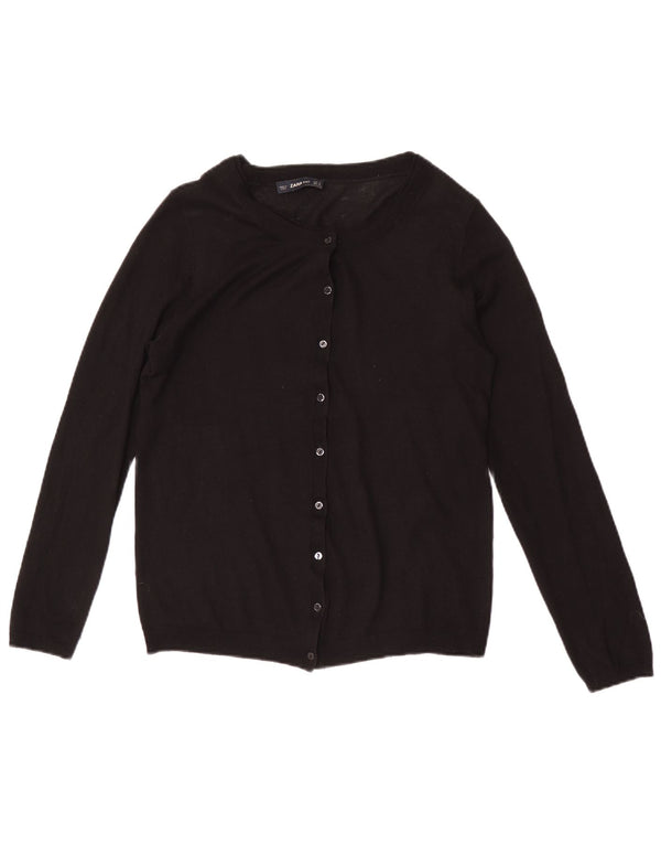 Maglione cardigan da donna Zara UK 12 medio nero