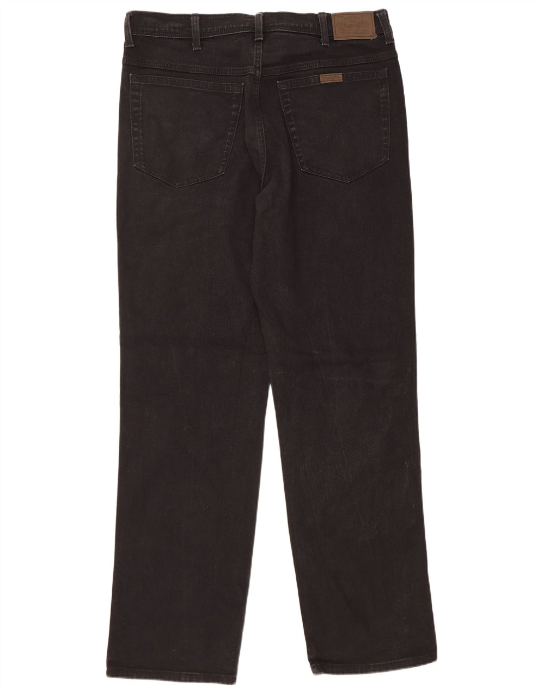 Jeans dritti vestibilità regolare da uomo Wrangler W38 L34 cotone nero