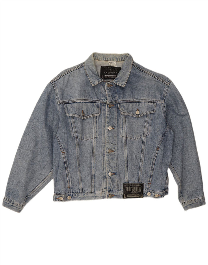 Giacca di jeans da uomo Outsider UK 40 grande cotone blu