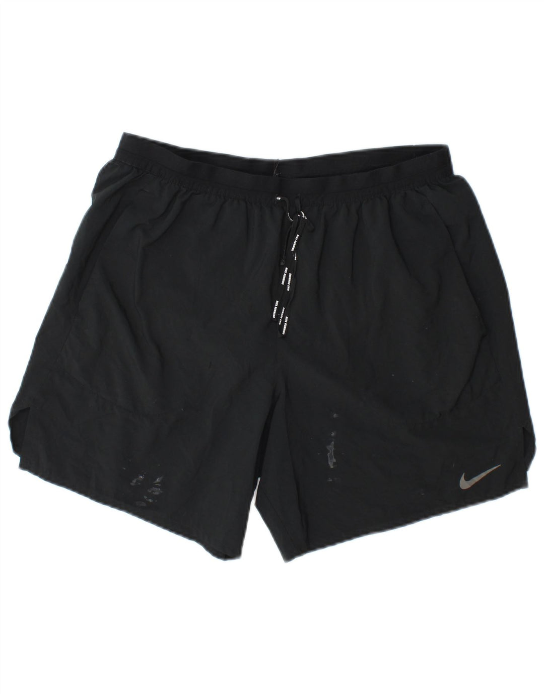 Pantaloncini sportivi Nike da uomo Dri Fit grandi in poliestere blu navy