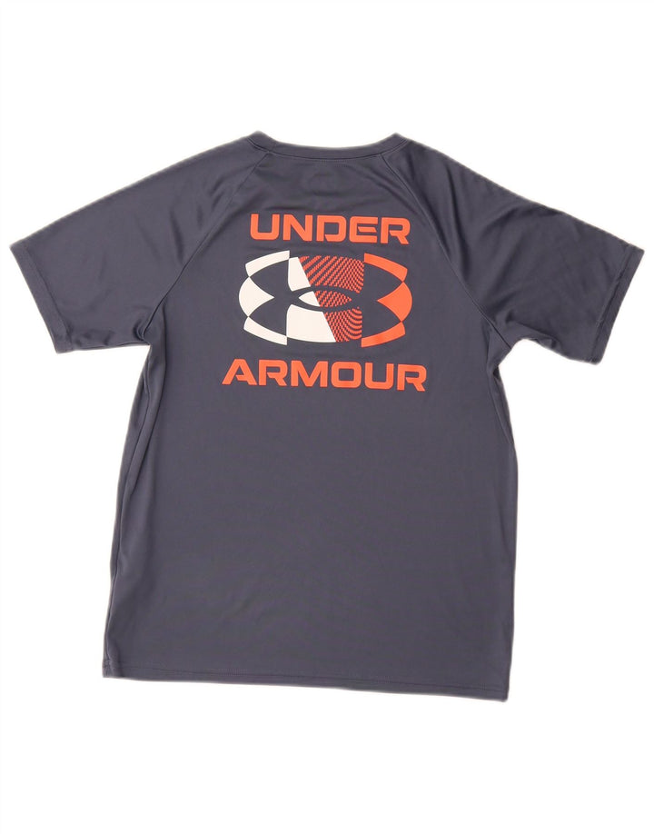 Maglietta con grafica ampia UNDER ARMOUR per ragazzi 9-10 anni Grigio medio