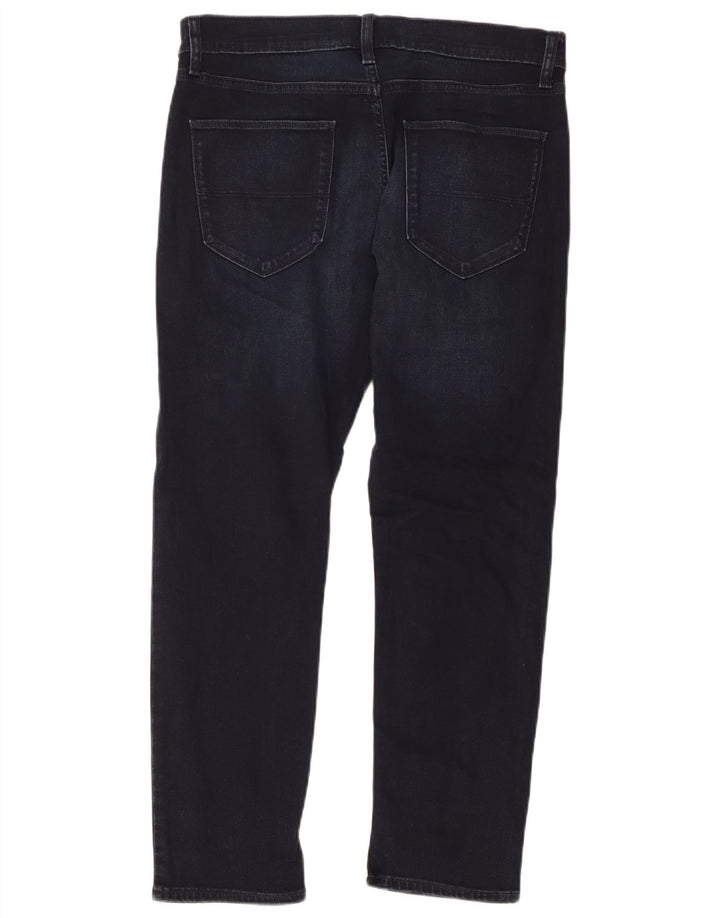 Jeans slim da uomo Marks & Spencer W34 L29 cotone blu navy