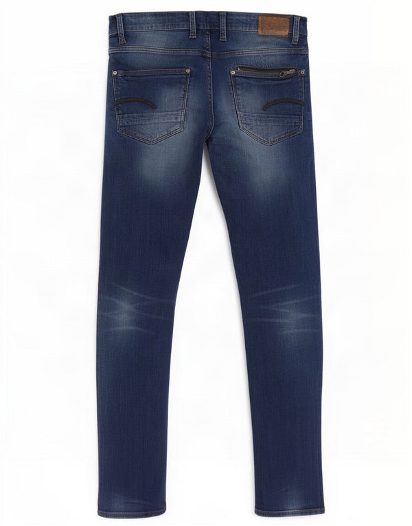 Jeans G-Star Attacc Super Slim da uomo W33 L34 in cotone blu