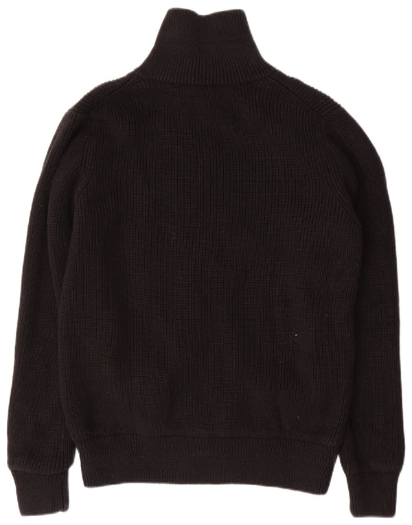 Maglione cardigan da uomo Pacific Trail in cotone nero medio