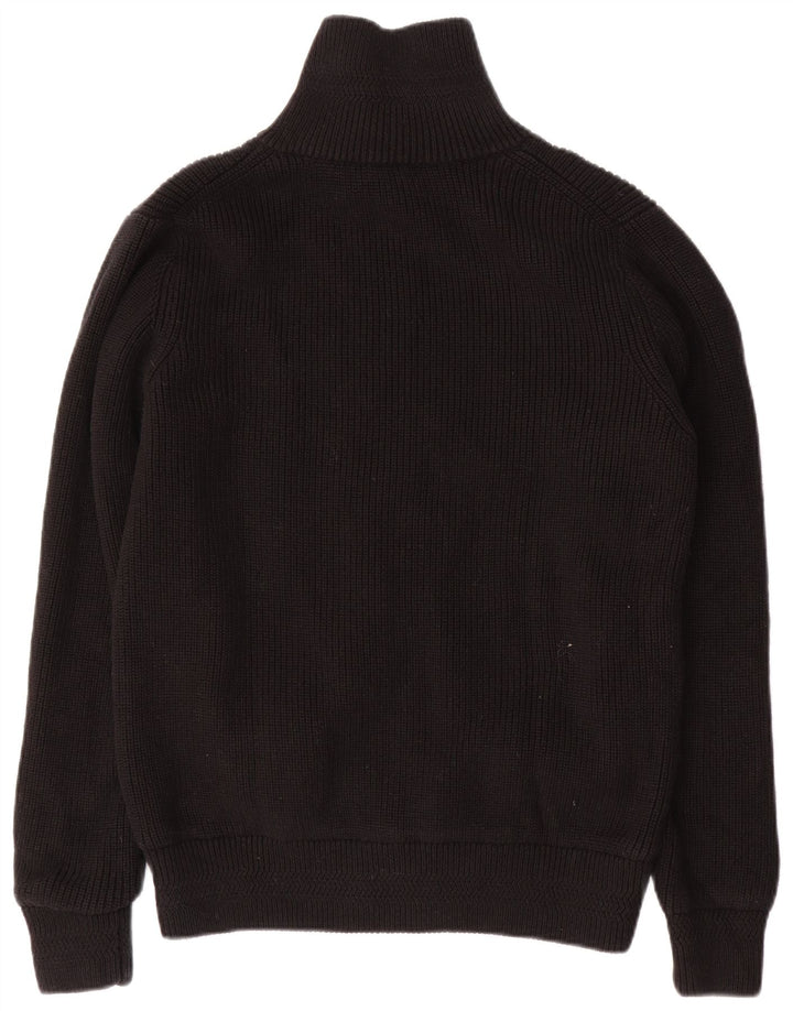 Maglione cardigan da uomo Pacific Trail in cotone nero medio