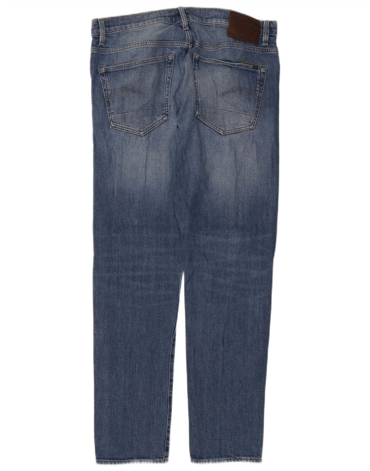 Jeans slim da uomo G-Star 3301 W34 L32 cotone blu