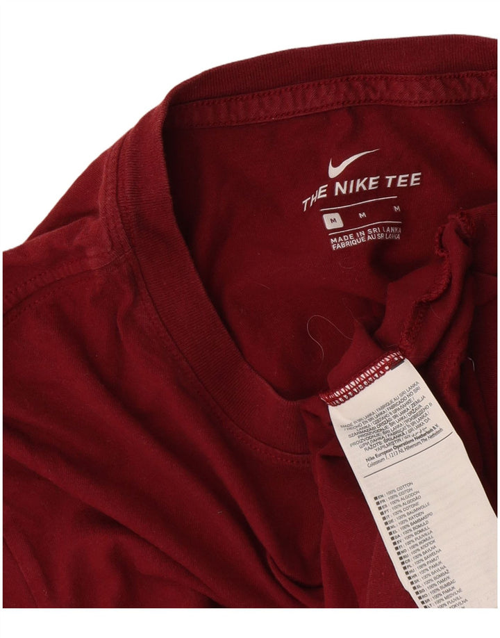 T-shirt da uomo Nike Top in cotone rosso medio