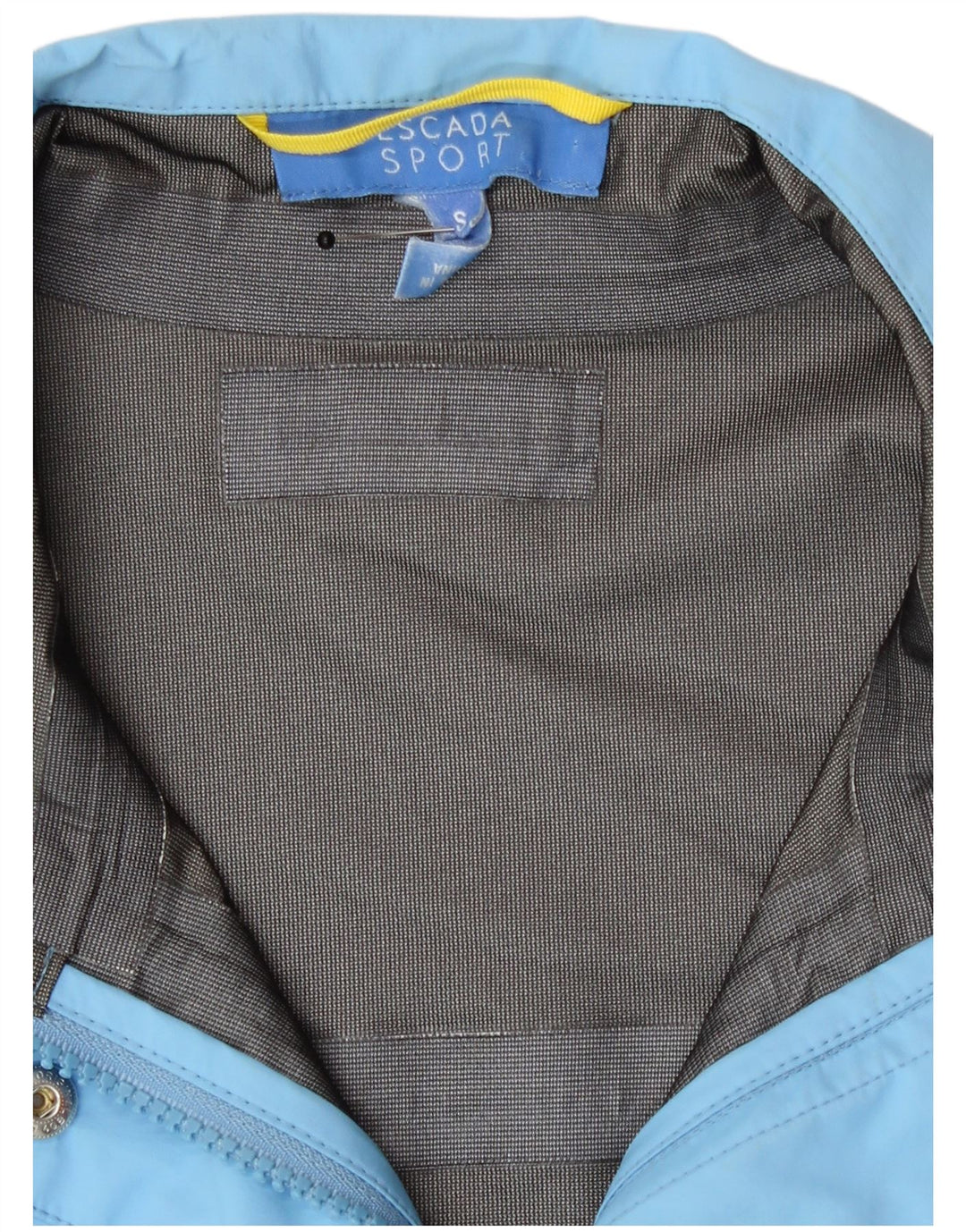 Giacca antipioggia oversize da donna Escada UK 10 piccola blu