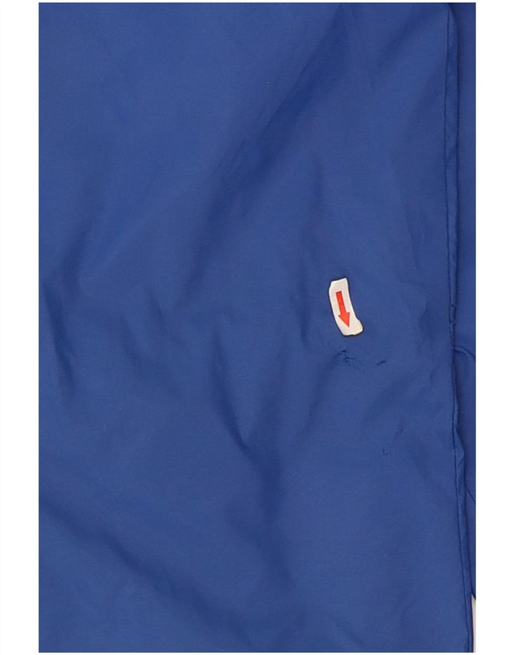 Giacca antipioggia da uomo Adidas con cappuccio UK 38 blu medio in poliammide