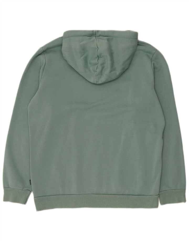Felpa con cappuccio da uomo Puma in cotone verde medio