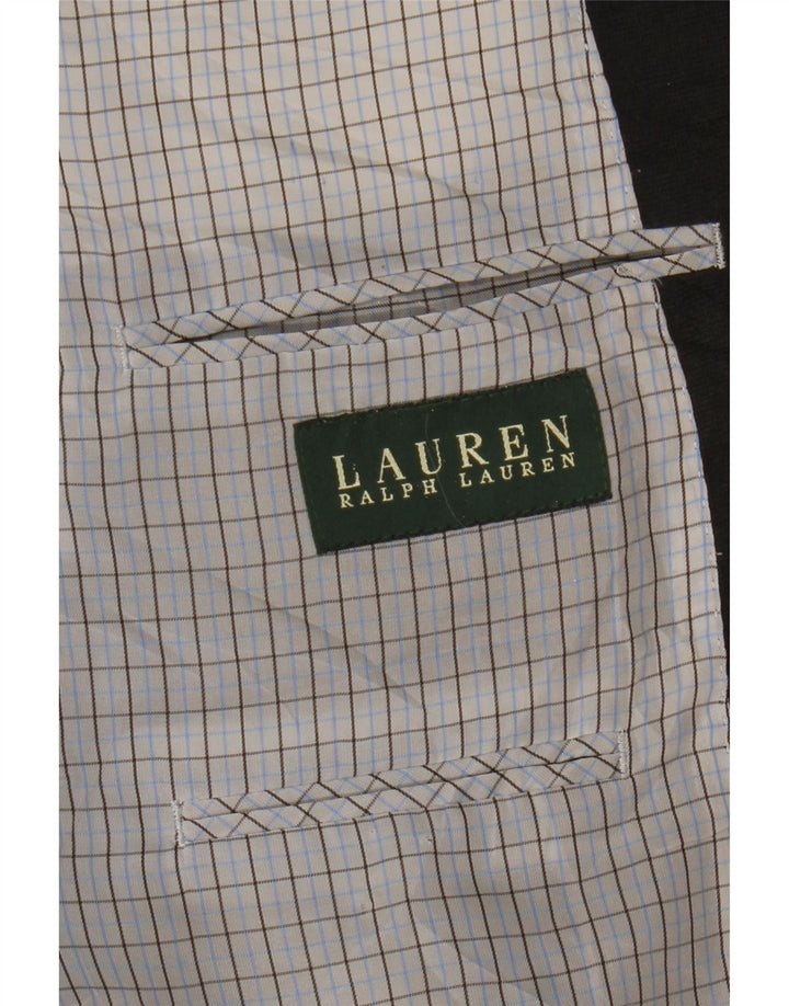 Giacca blazer da uomo a 2 bottoni Ralph Lauren UK 42 XL nera