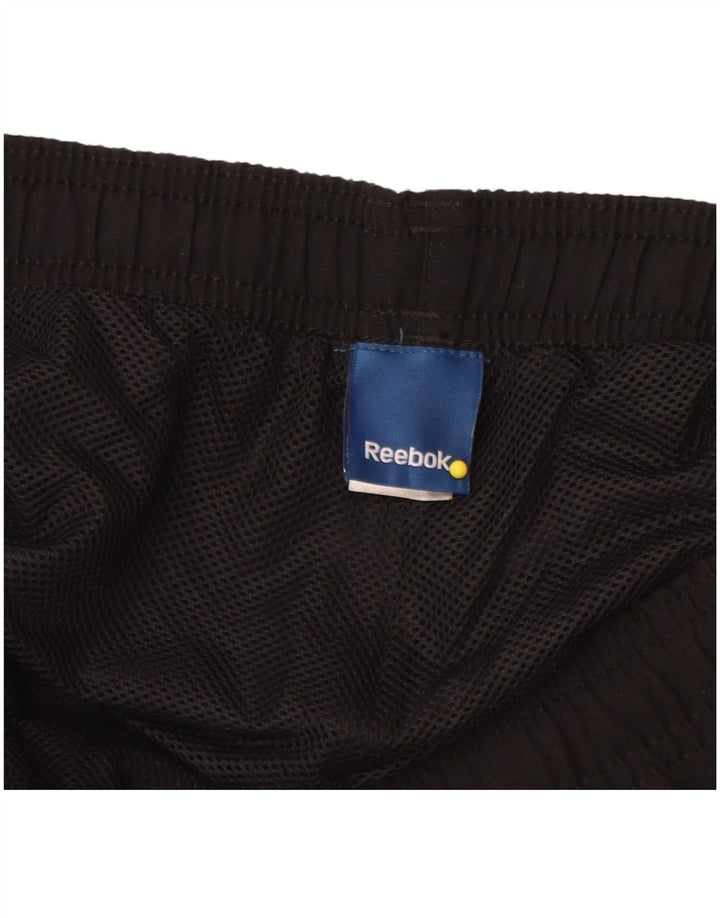 Pantaloni da tuta da uomo Reebok Small neri in poliestere